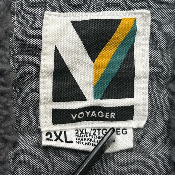 Voyager Sherpa Lined Chore Shacket Jacket Size 2XL‎ Polar Fleece Southwestern - Picture 12 of 13